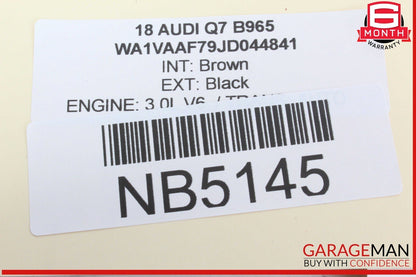17-19 Audi Q7 Dash Dashboard Headlight Head Light Lamp Control Switch OEM