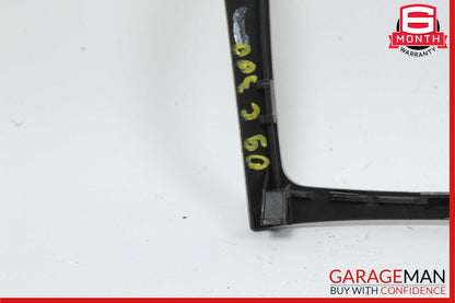 08-15 Mercedes W204 C300 4MATIC Center Console Shift Shifter Bezel Trim OEM