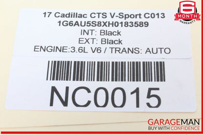 14-19 Cadillac CTS V-Sport Rear Right Passenger Side Exterior Door Handle OEM