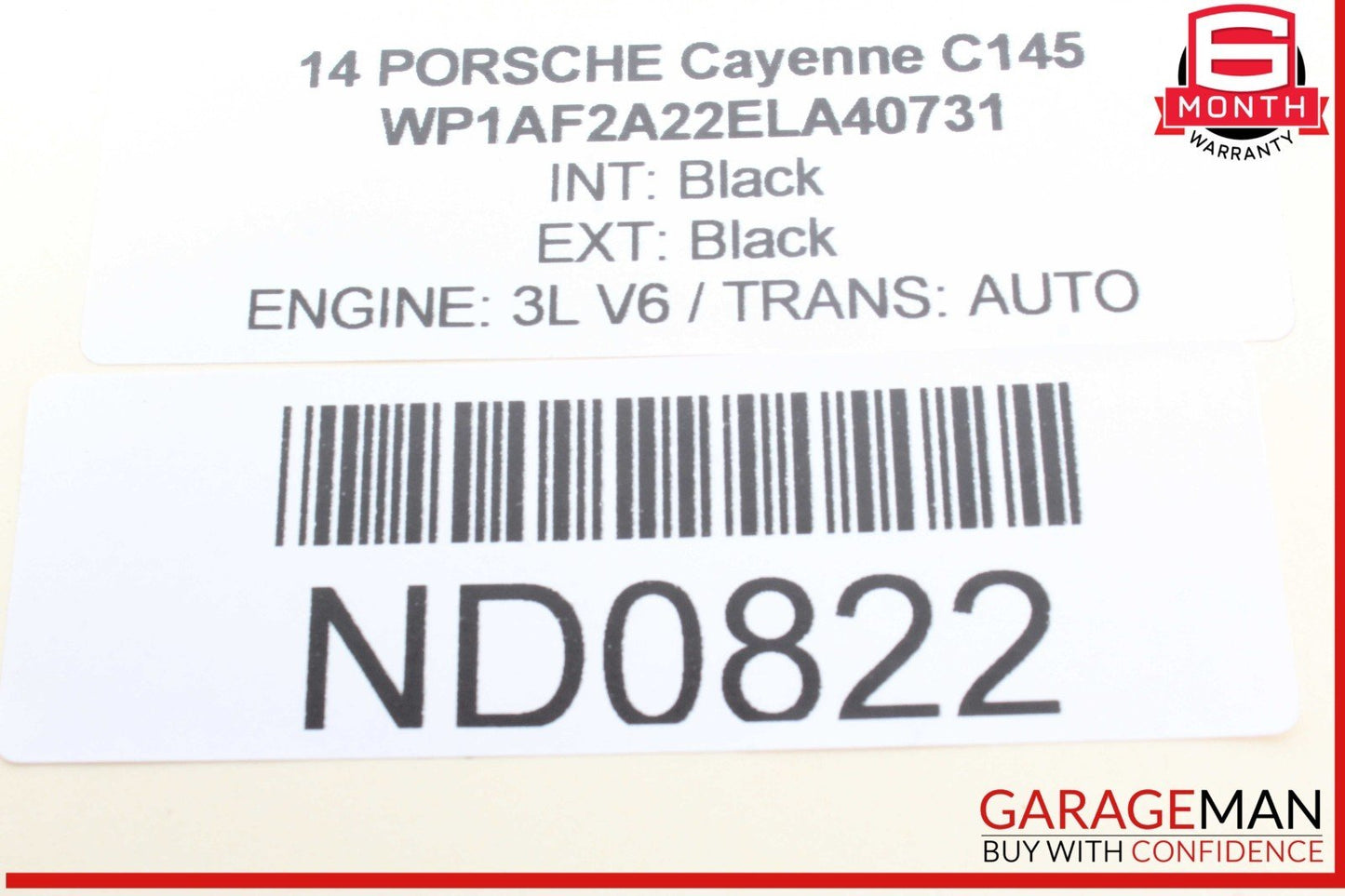 11-18 Porsche Cayenne 958 Front Driveshaft Propeller Shaft 7P0521101K OEM