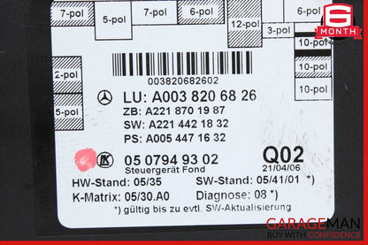 07-13 Mercedes W221 S550 S400 S600 Rear Left / Right Side Door Control Module