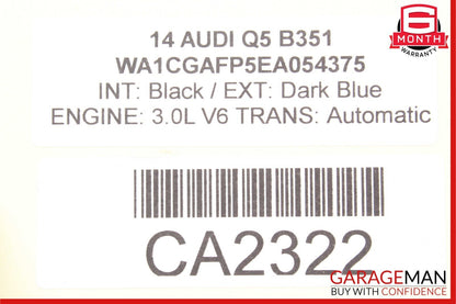 12-18 Audi Q5 A7 Rear Left Driver Side Door Window Regulator Motor Unit OEM