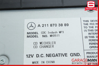 03-13 Mercedes SLK350 ML500 E320 CLS550 SLK280 Radio 6 Disk CD Changer Player