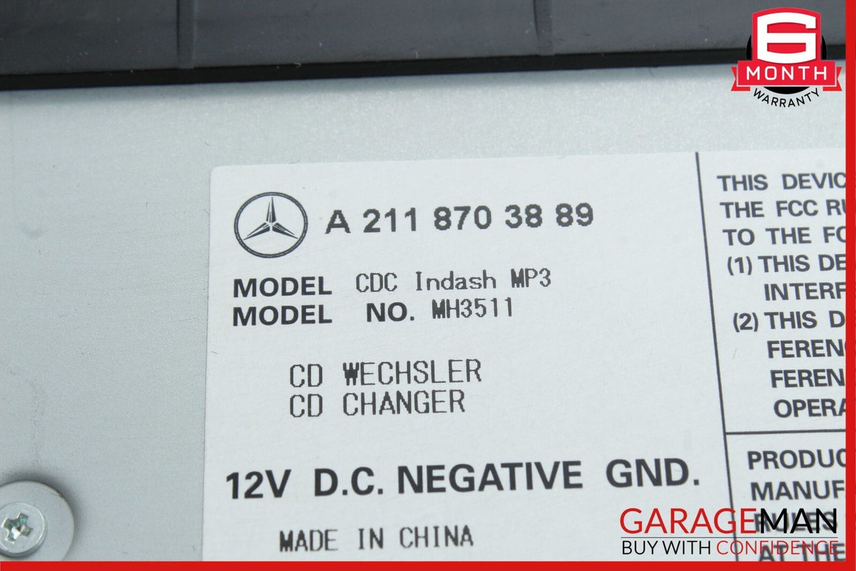 03-13 Mercedes SLK350 ML500 E320 CLS550 SLK280 Radio 6 Disk CD Changer Player