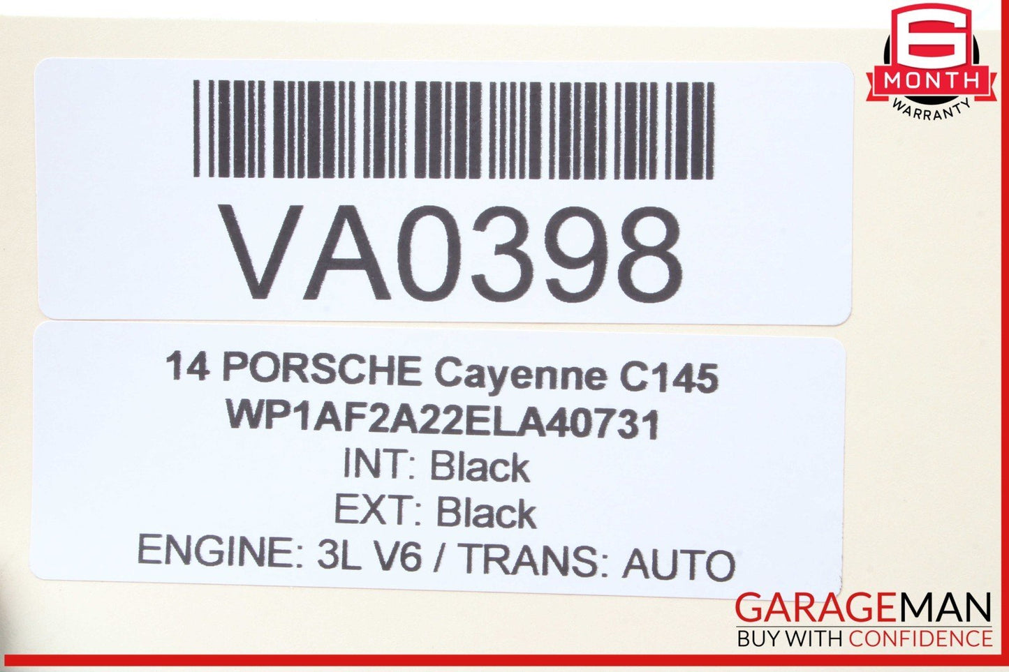 11-18 Porsche Cayenne 958 Front or Rear Right Side Exterior Door Handle OEM