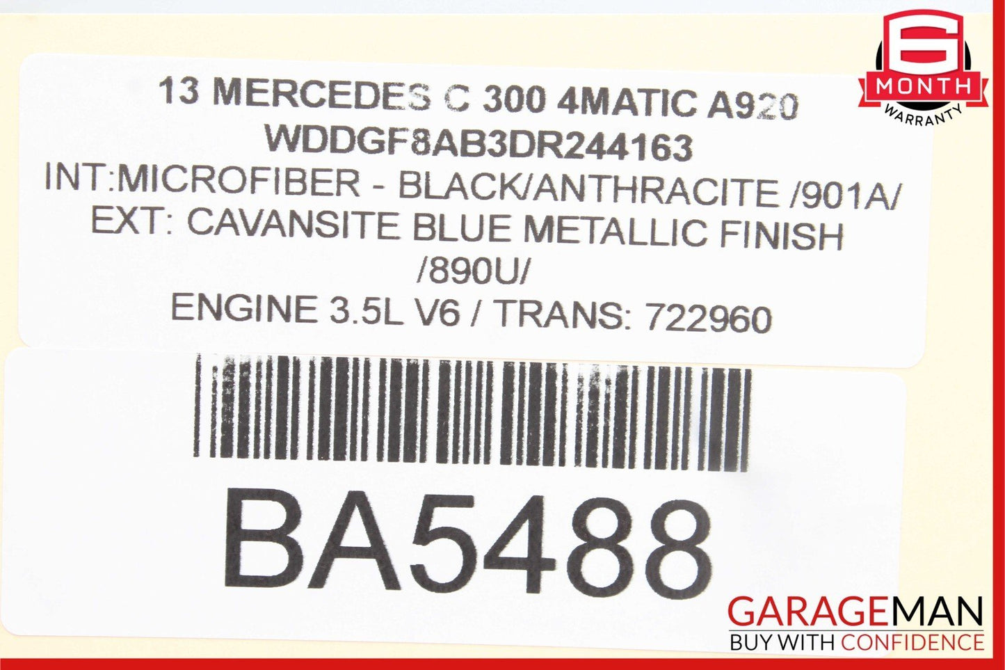 12-14 Mercedes W204 C300 AC A/C Climate Temperature Heater Switch Control Panel