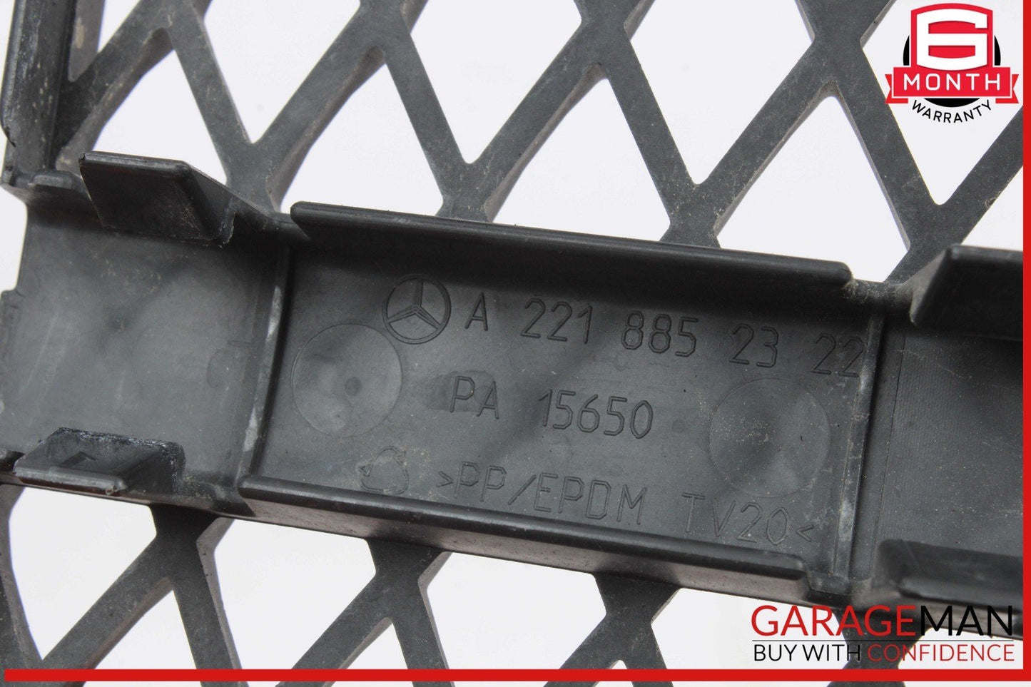 10-13 Mercedes W221 S400 Hybrid Front Bumper Center Mesh Grille Grill OEM
