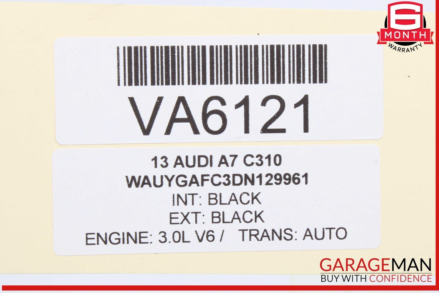 12-18 Audi A7 A6 Rear Trunk Lid Lock Latch Actuator Striker Plate 4H0827383A OEM