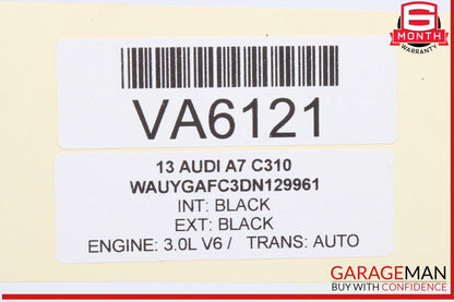 12-18 Audi A7 A6 Rear Trunk Lid Lock Latch Actuator Striker Plate 4H0827383A OEM