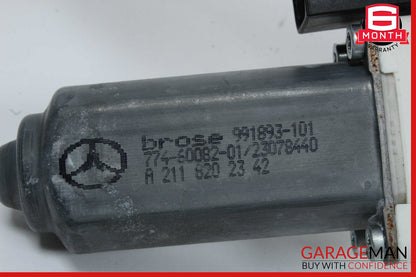 03-09 Mercedes W211 E320 E550 Rear Left Driver Side Window Regulator Motor OEM