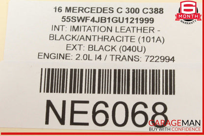 08-20 Mercedes W205 C300 Rear Left or Rear Right Side Lower Control Arm OEM