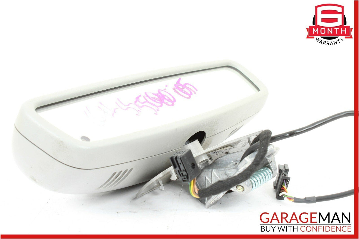 06-11 Mercedes W219 CLS500 Interior Top Upper Rear View Mirror Auto Dimming Gray