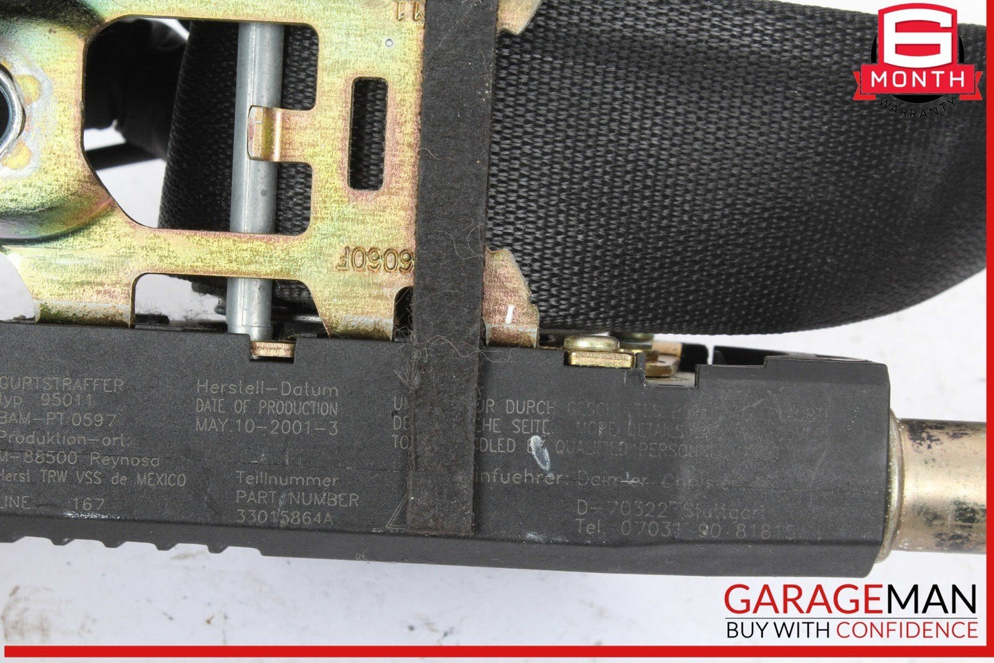 98-05 Mercedes W163 ML320 ML500 Front Right Passenger Side Seat Belt Retractor