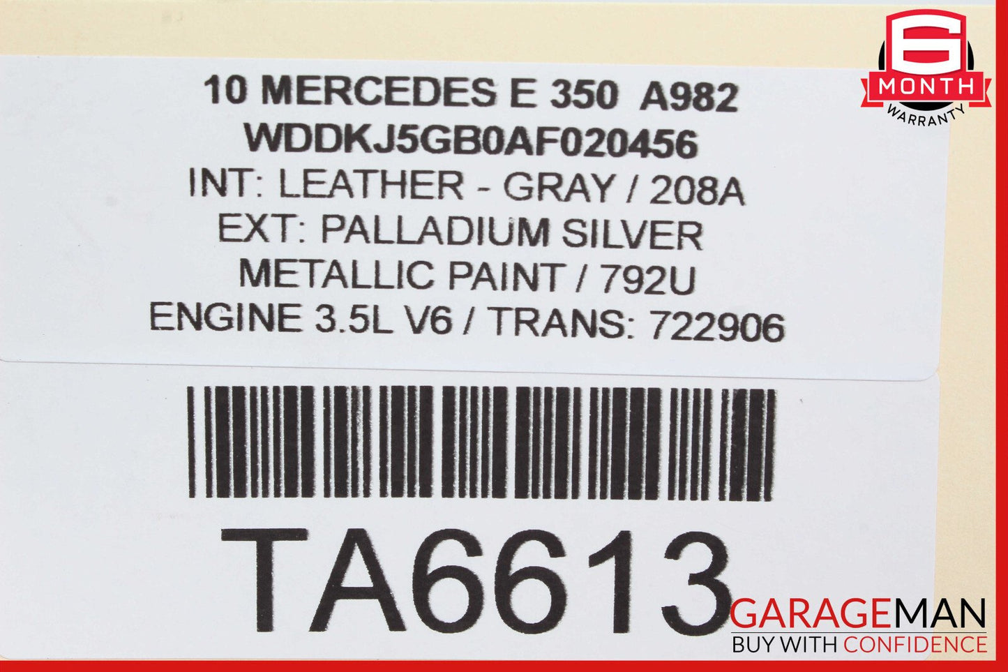 10-13 Mercedes W207 E350 Coupe Front Right Side Door Control Module 2079001000