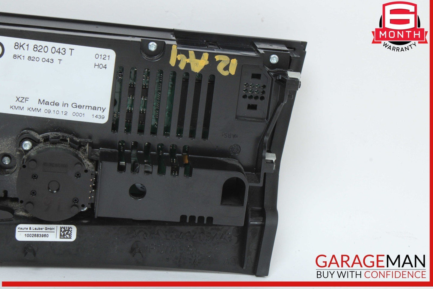 09-16 Audi A4 AC A/C Heat Temperature Climate Control Panel 8K1820043R OEM