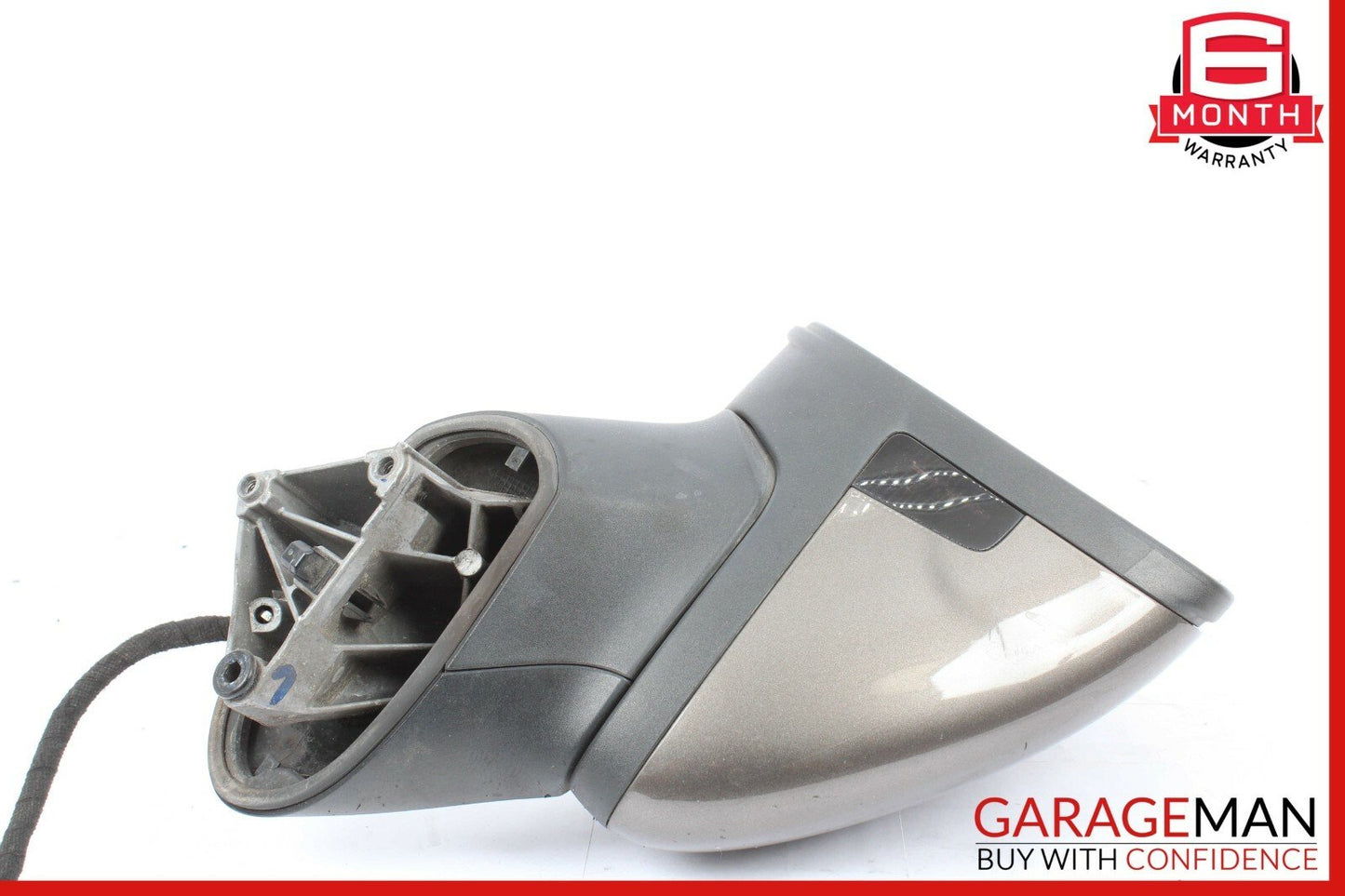 11-14 Porsche Cayenne 958 Front Left Driver Side Mirror Door Rear View Brown