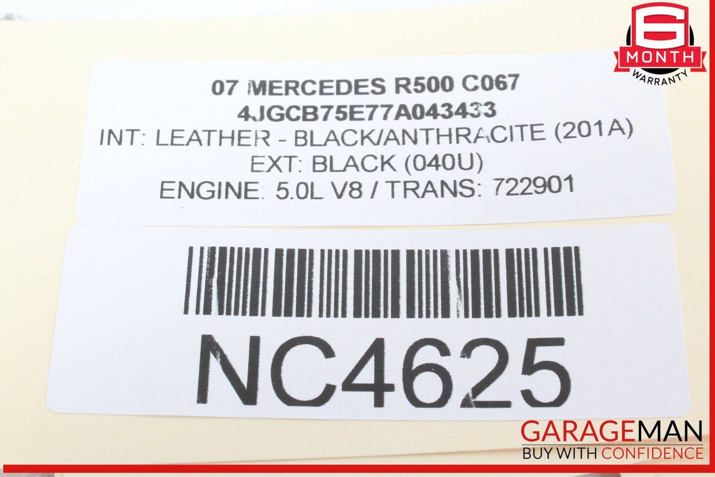 06-09 Mercedes W251 R500 R350 Heater Climate Control Switch W/ Trim Bezel OEM