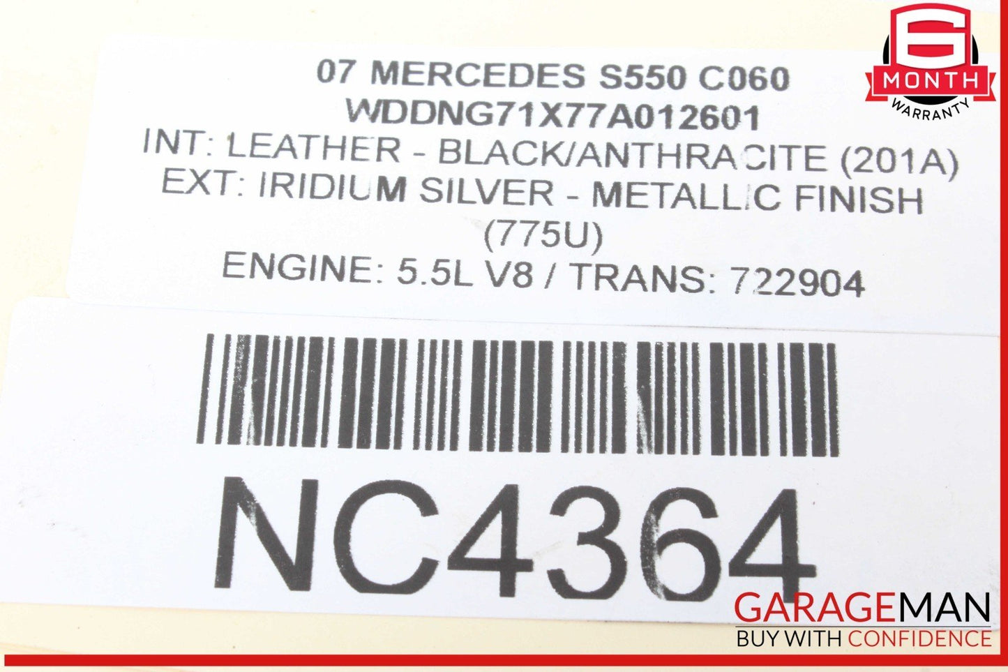 07-14 Mercedes W221 S550 S400 Front Right / Left Airmatic Shock Strut Arnott