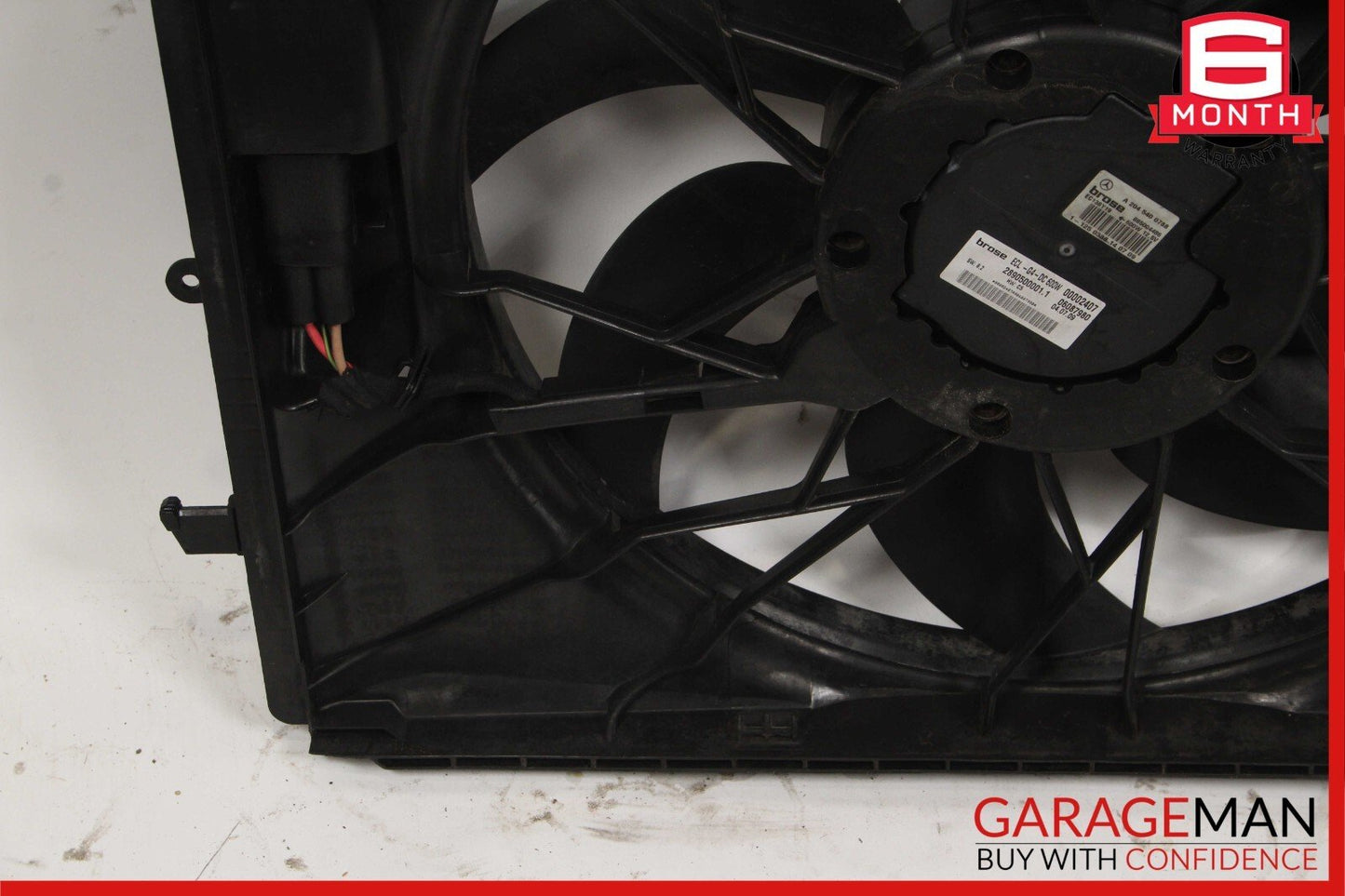 08-18 Mercedes C300 GLK350 E250 C250 Engine Radiator Cooling Fan Motor Assembly