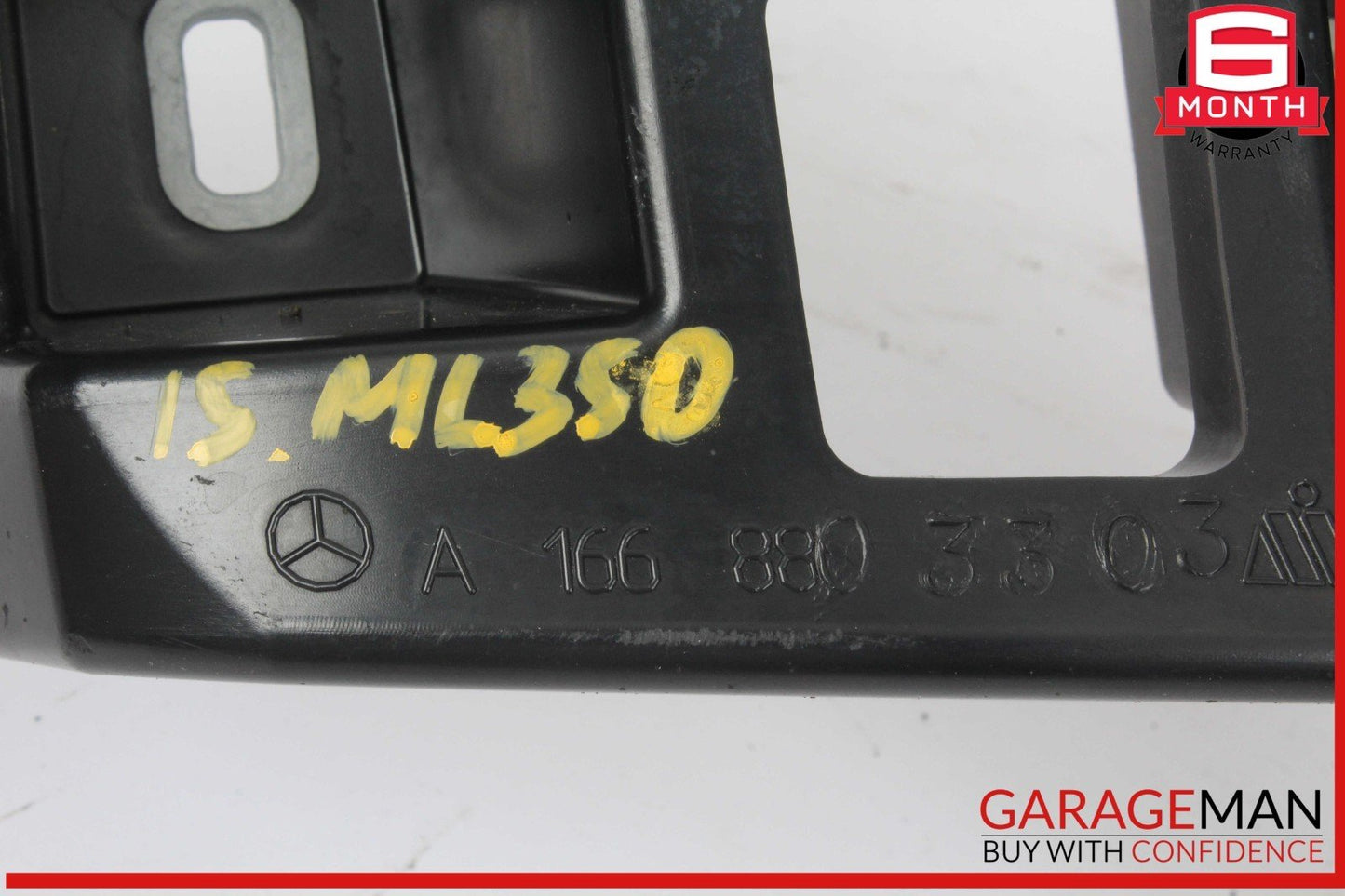 12-15 Mercedes W166 ML350 4MATIC Rear Left Side Bumper Mount Bracket OEM