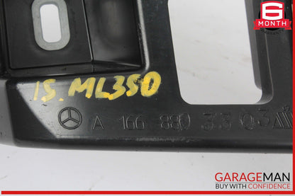 12-15 Mercedes W166 ML350 4MATIC Rear Left Side Bumper Mount Bracket OEM