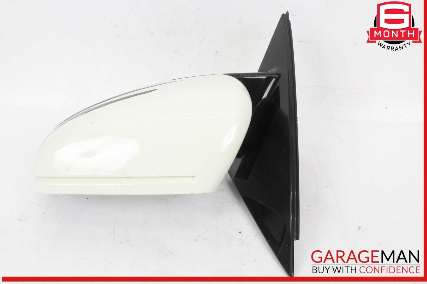 10-13 Mercedes W212 E350 Bluetec Front Left Side Mirror Door Rear View White