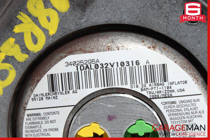 06-08 Mercedes W251 R350 GL450 ML350 Driver Steering Wheel Airbag Brown OEM