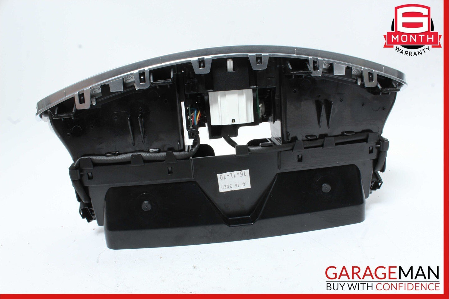 07-13 Mercedes W221 S550 Center Dash Air Vent AC A/C Clock Trim Cover Assembly