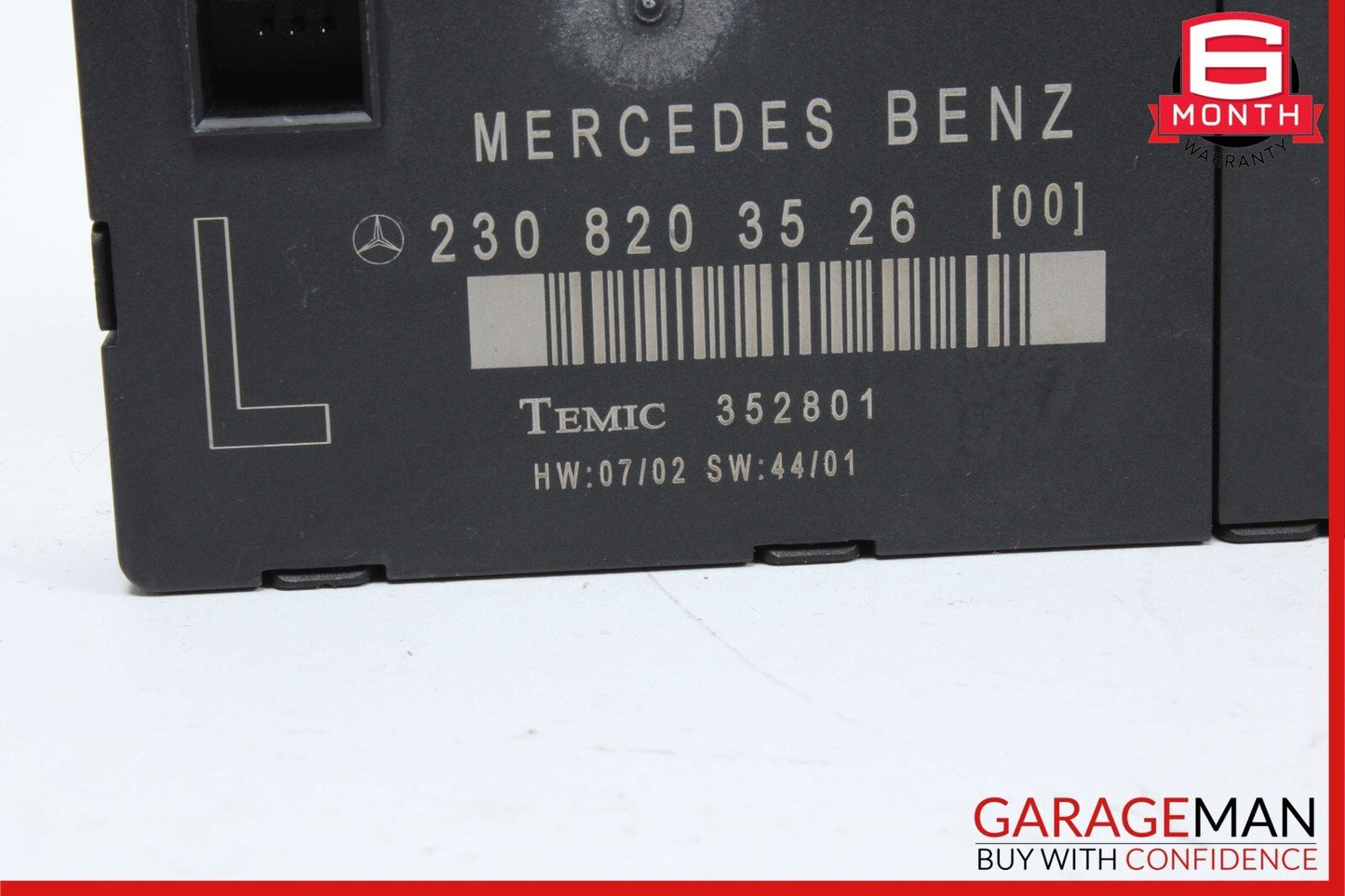 03-12 Mercedes R230 SL500 SL550 SL600 Front Left Side Door Control Module Unit