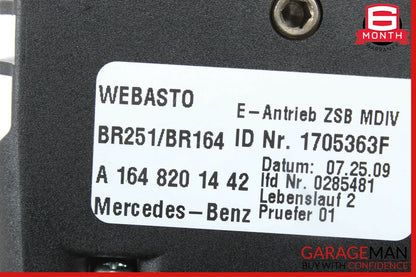06-13 Mercedes W251 R350 ML350 GL450 Panoramic Sunroof Sun Roof Motor Unit