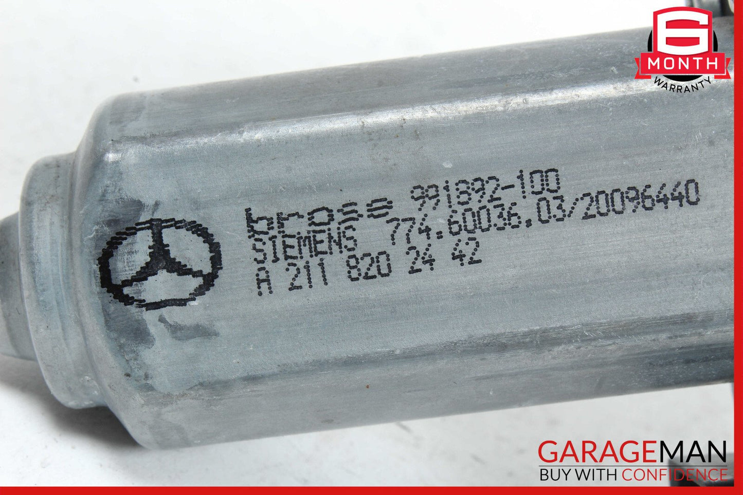 03-09 Mercedes W211 E350 E500 E550 Rear Right Side Window Regulator Motor OEM