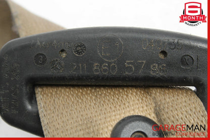 07-09 Mercedes W211 E350 E63 AMG Front Left Driver Seat Belt Retractor Beige OEM