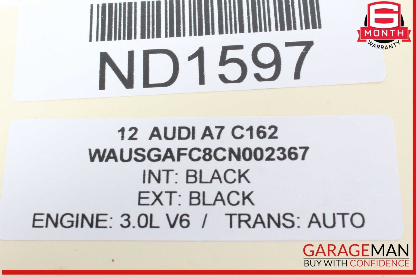 12-18 Audi A7 Rear Right Passenger Side Door Control Module Unit 4G8959795C OEM