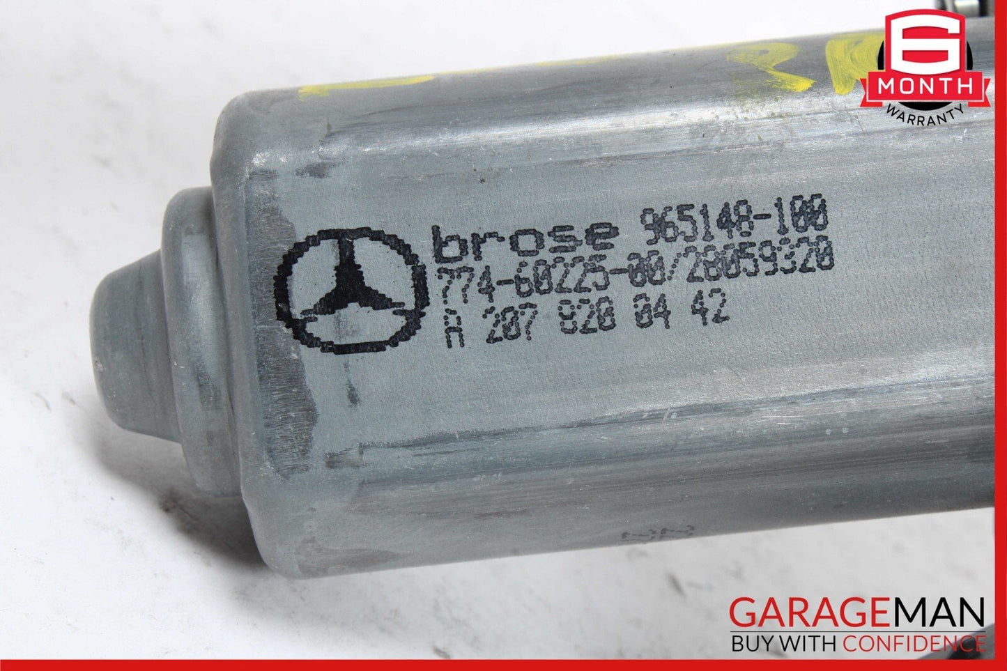 10-17 Mercedes W207 E350 Coupe Window Regulator Motor Right Passenger Side