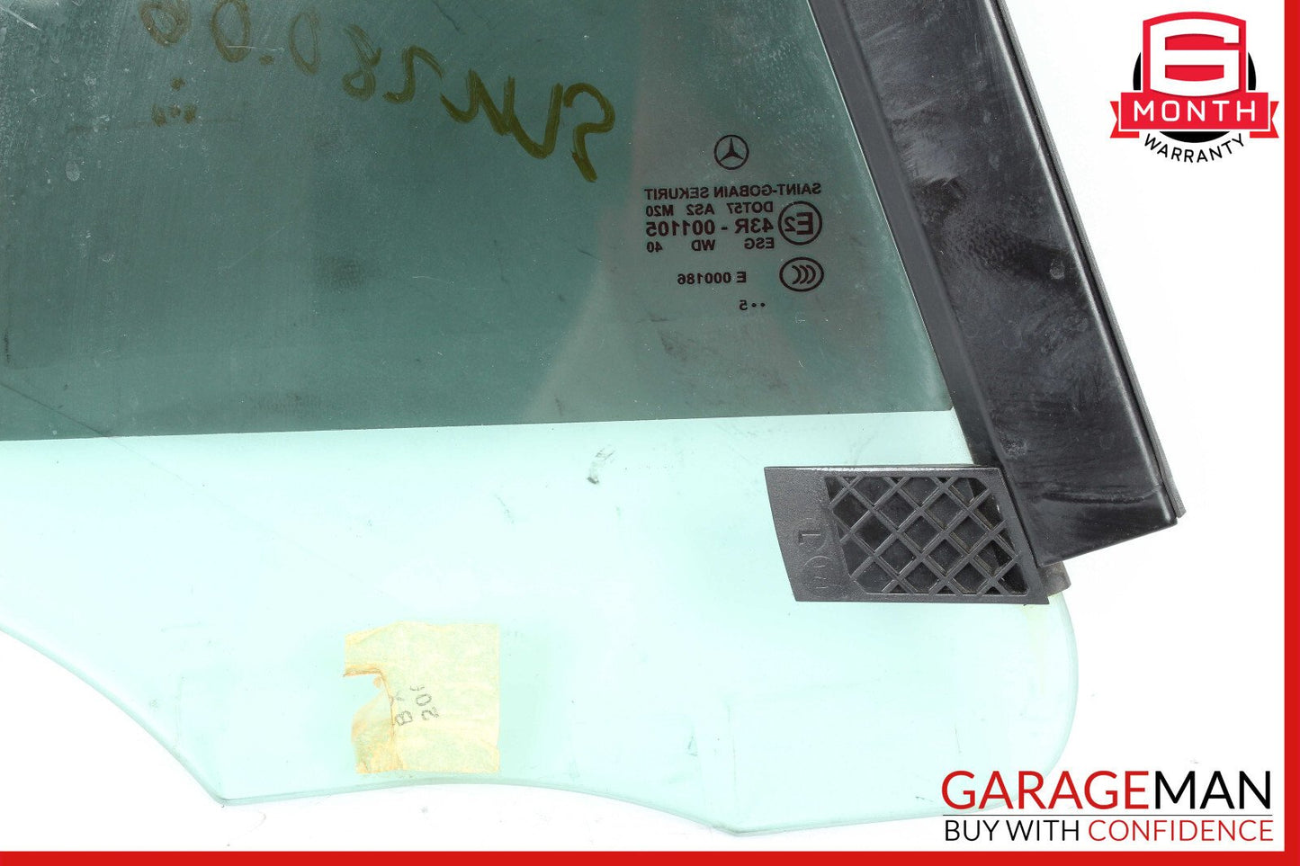 05-11 Mercedes R171 SLK280 Quarter Window Glass Rear Left Driver Side OEM