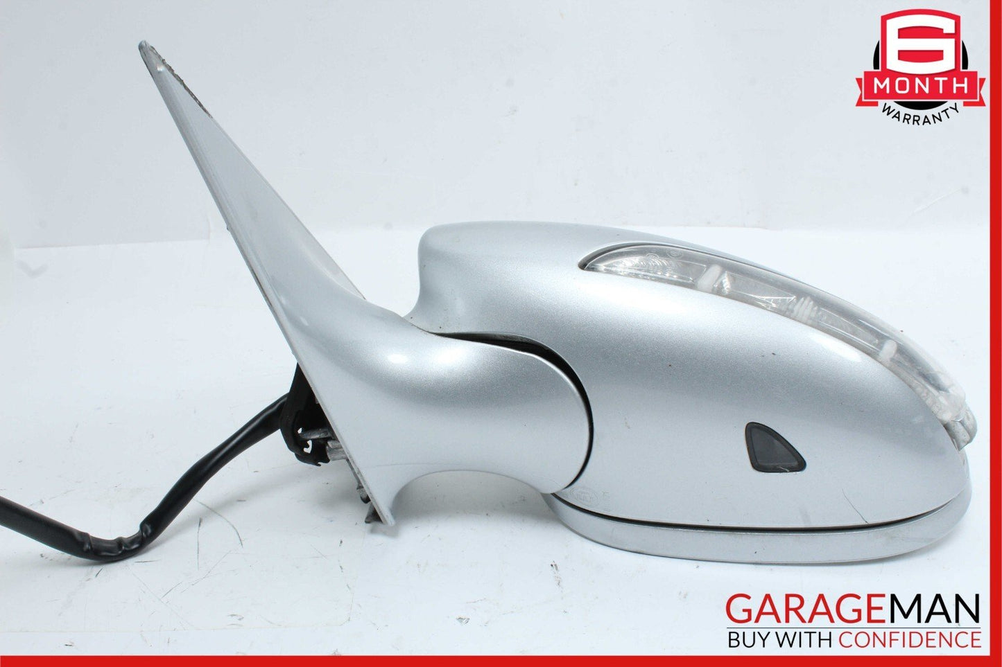 07-09 Mercedes W221 S550 Front Left Driver Side Mirror Door Rear View Silver OEM