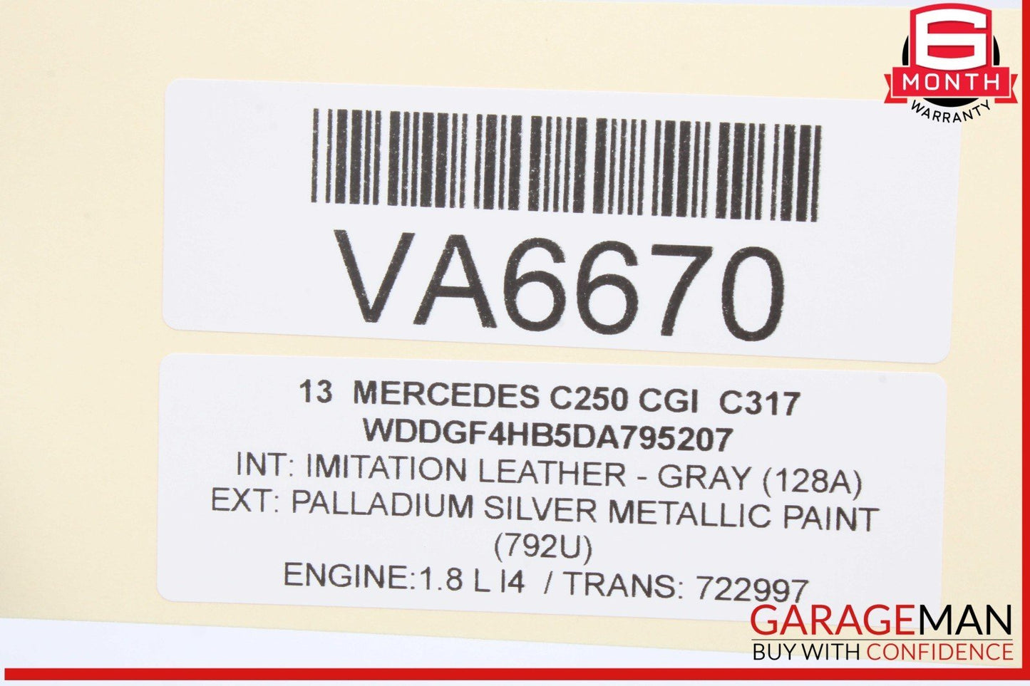 08-18 Mercedes W204 C250 CGI C300 Front Left Side Door Control Module Unit OEM
