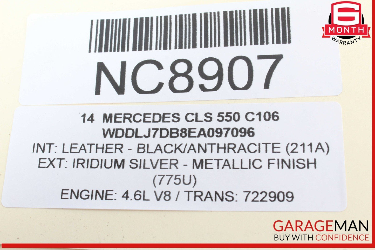 12-14 Mercedes W218 CLS550 C300 Front / Rear Right Side Exterior Door Handle OEM