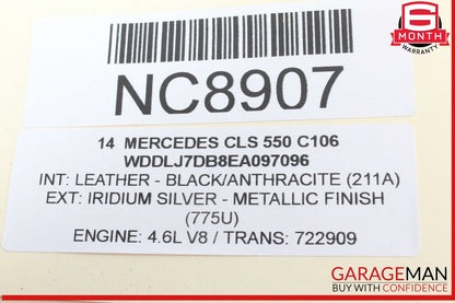 12-14 Mercedes W218 CLS550 C300 Front / Rear Right Side Exterior Door Handle OEM