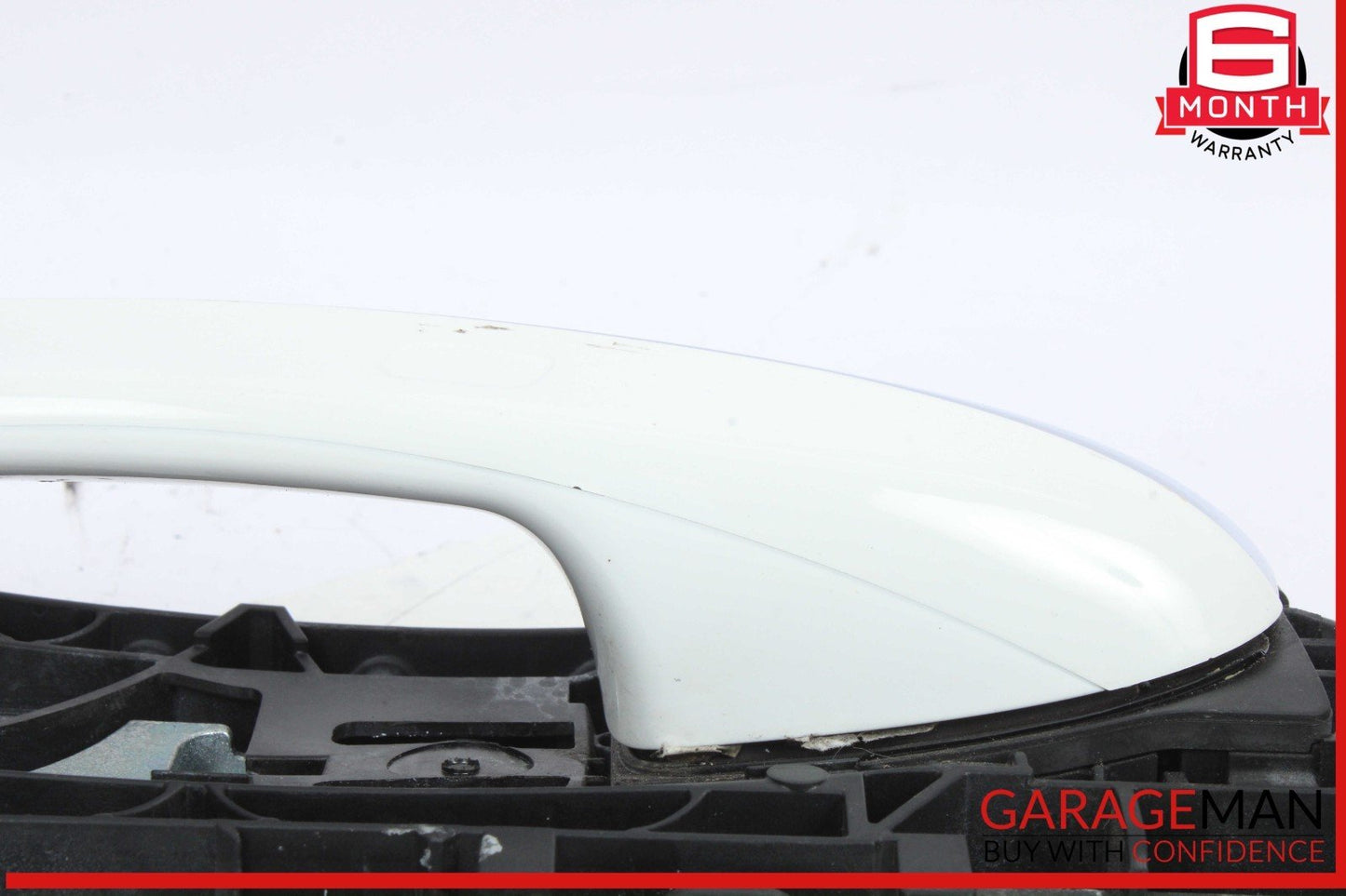 15-20 Mercedes W205 C300 Rear Left Driver Side Exterior Door Handle White OEM
