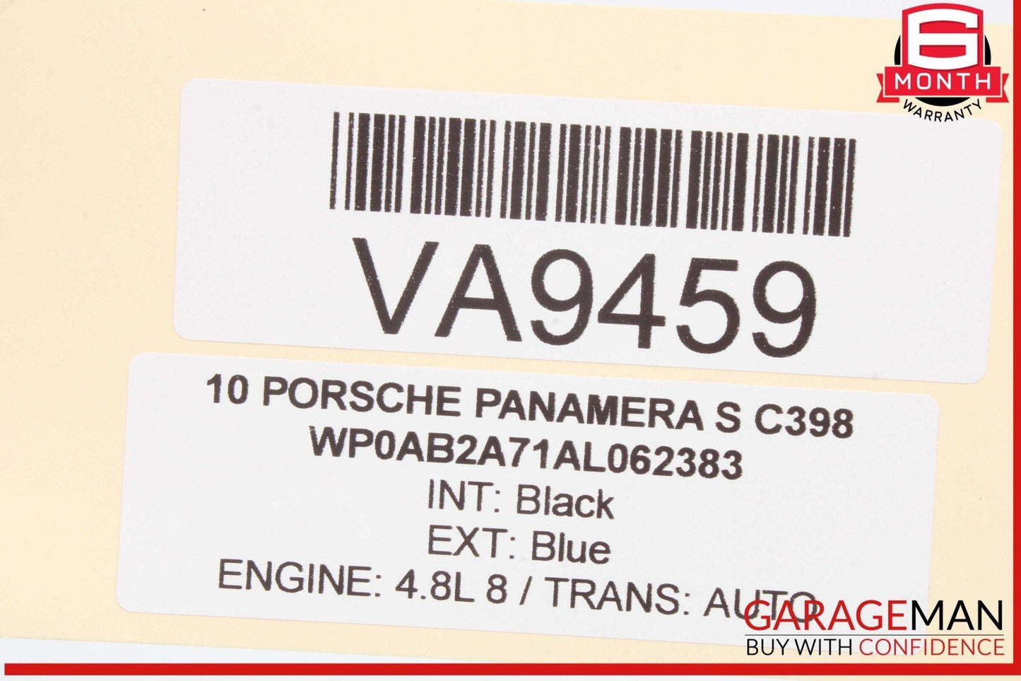 10-16 Porsche Panamera S 970 Central Gateway Control Module Unit 97061811517 OEM