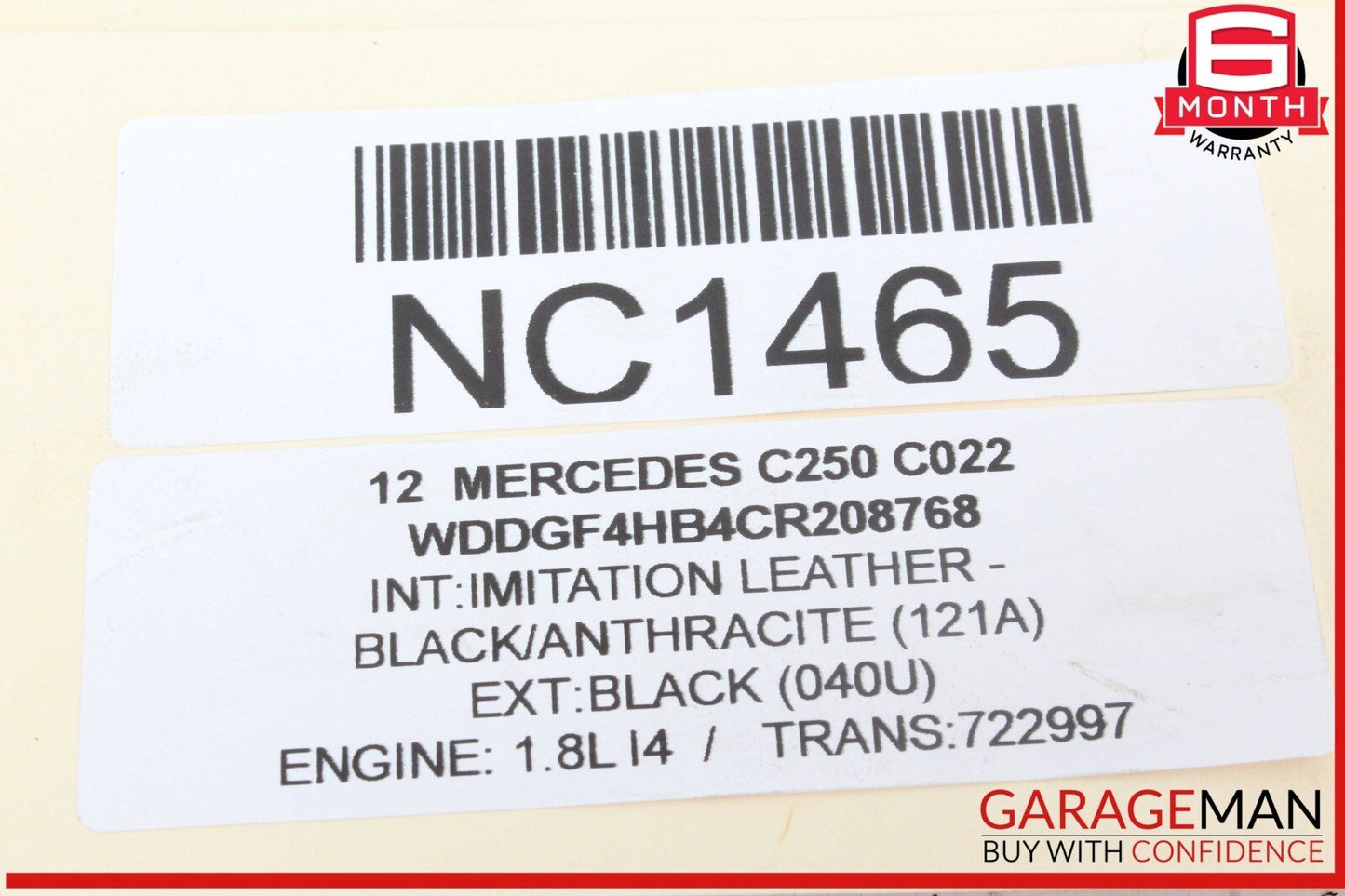 12-15 Mercedes W204 C250 SLK250 M271 Engine Oil Filter Housing 2711801210 OEM