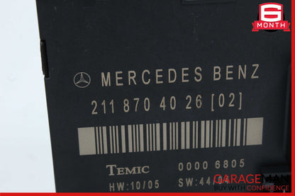 03-09 Mercedes W211 E350 E500 E550 Door Control Module Rear Left Side OEM
