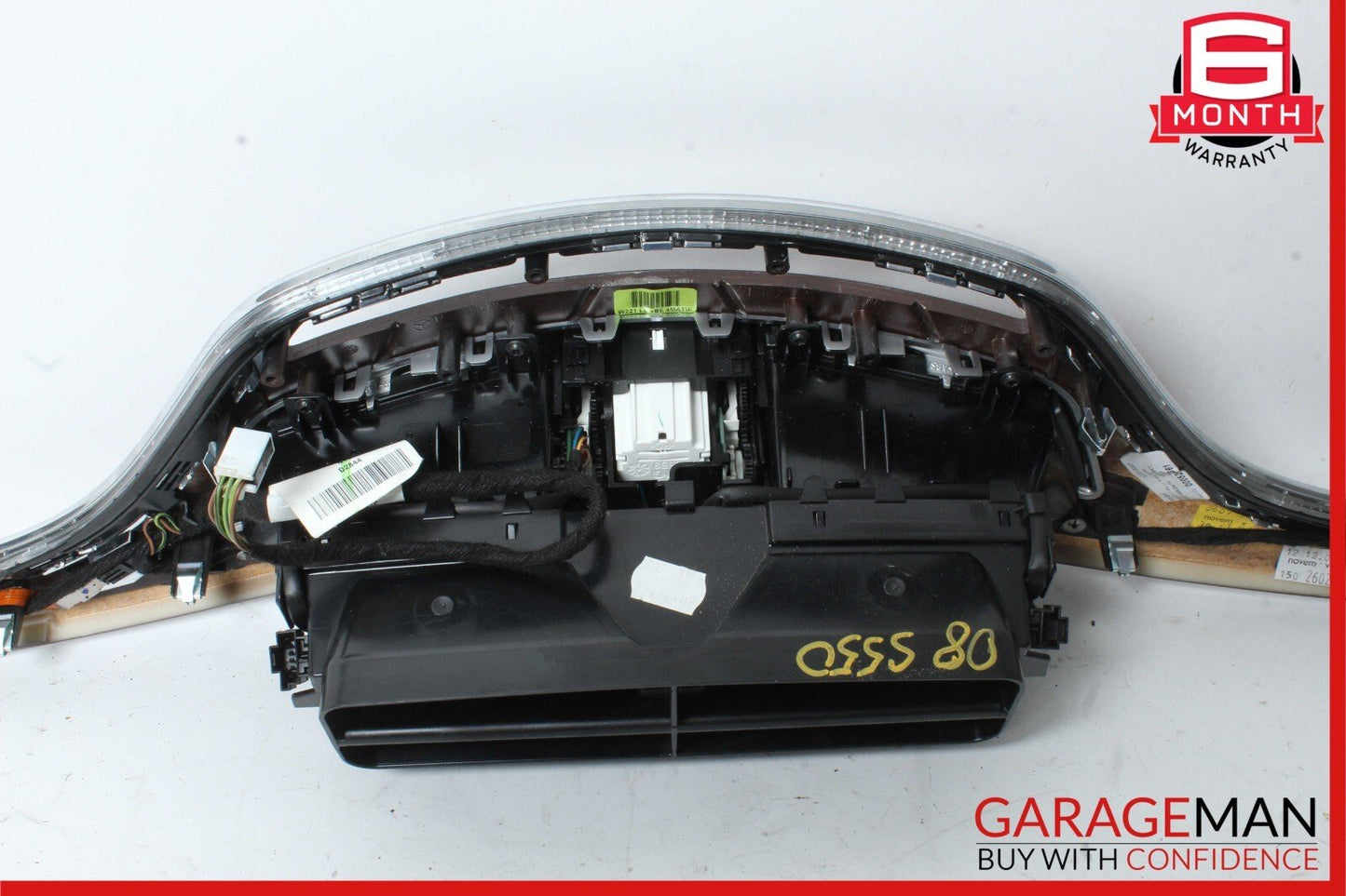 07-09 Mercedes W221 S550 4MATIC Hybrid Center Dashboard Dash Trim Molding Wood