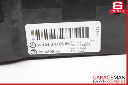 06-12 Mercedes X164 GL550 Rear A/C Heater Climate Control Switch OEM