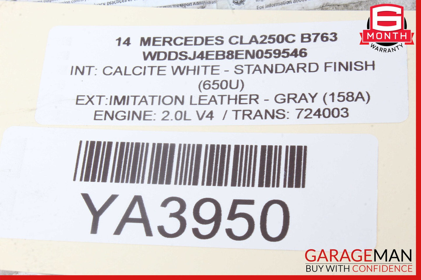 14-20 Mercedes W117 CLA250 CLA45 Rear Right / Left Suspension Lower Control Arm