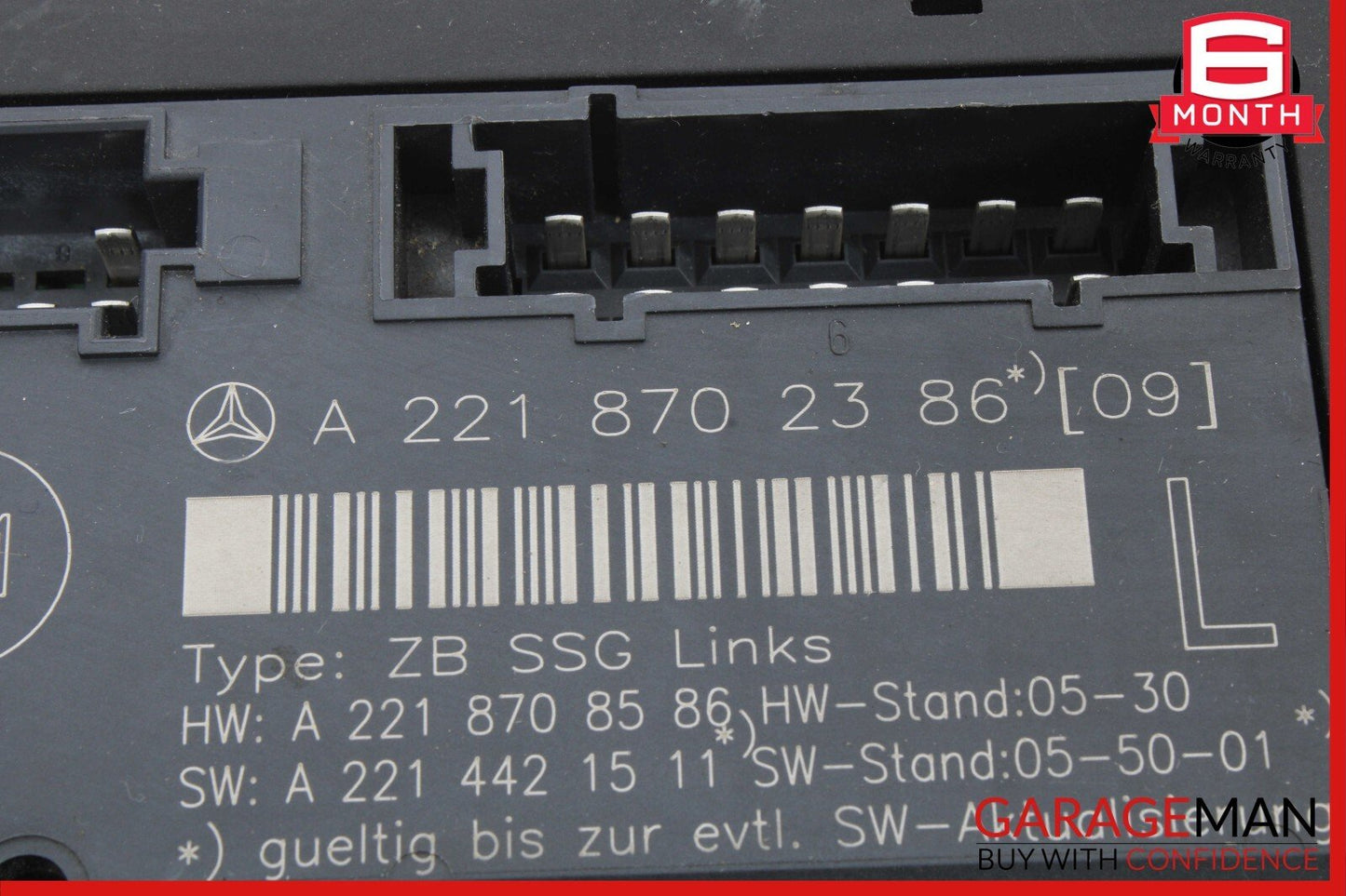 07-13 Mercedes W221 S500 S550 Front Left Side Under Seat Controller Module Unit