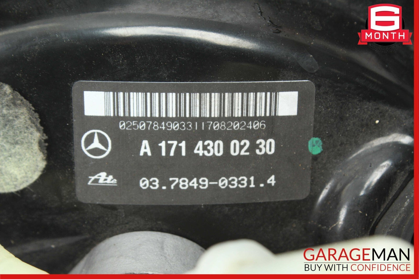 05-11 Mercedes R171 SLK350 Power Brake Booster Master Cylinder Reservoir OEM