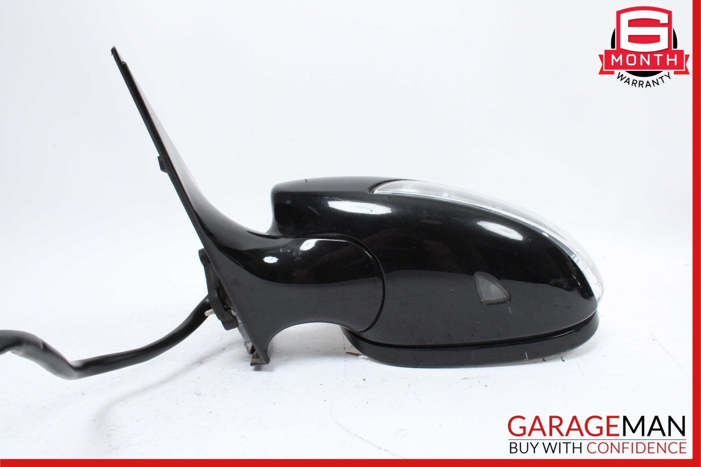 07-09 Mercedes W221 S550 S600 Front Left Driver Side Mirror Door Rear View Black
