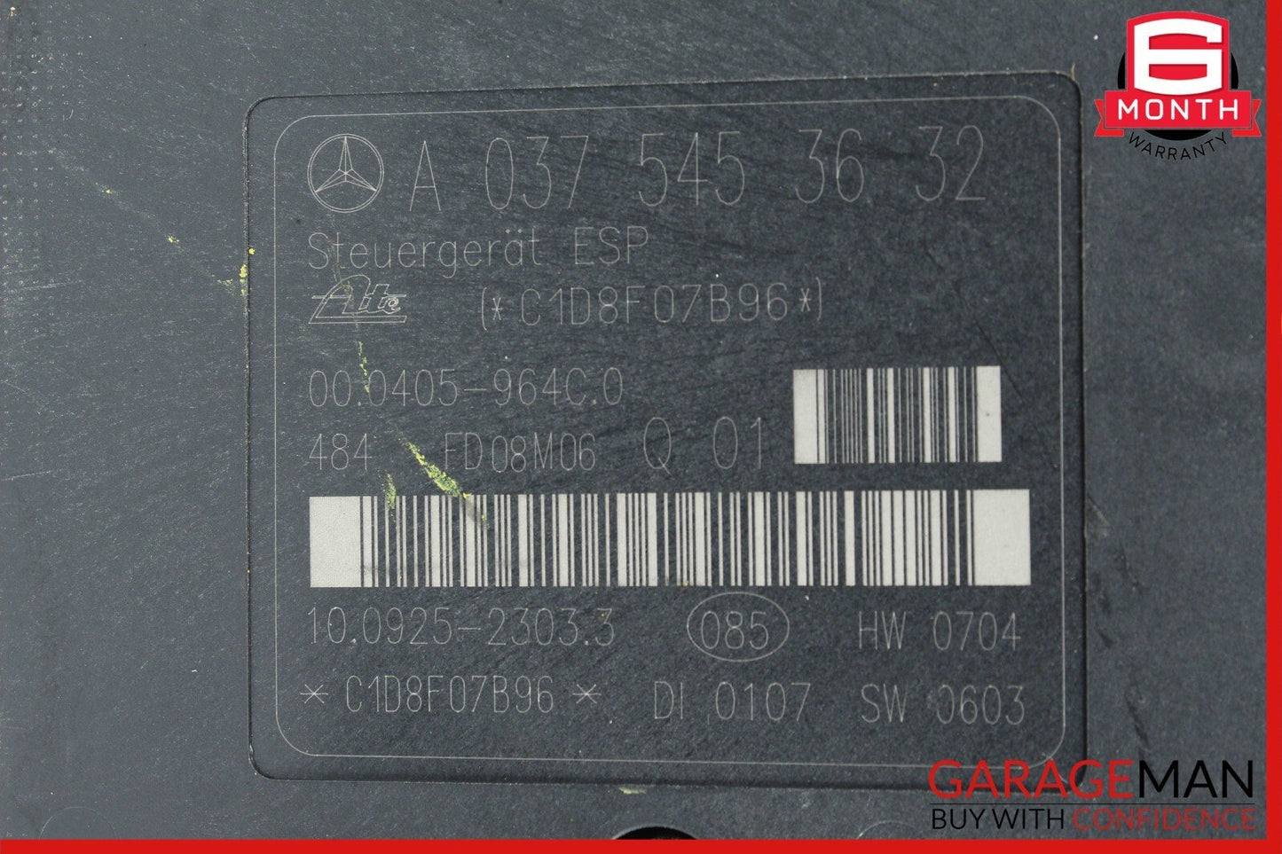 06-09 Mercedes W209 CLK350 ABS Anti Lock Brake Pump ESP Control Module OEM